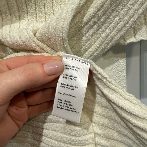 Terry Rib Mock Neck Top - Picture 4 of 4